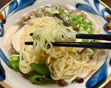 ふかひれスープ缶で餡かけラーメン作り方8写真