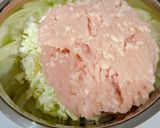 鶏キャベツのふわふわ焼き♪作り方2写真