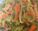 粗挽き胡椒効いたゴーヤの素麺😋作り方9写真
