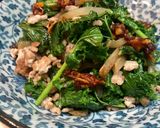 ケールと挽き肉のザーサイ炒め作り方5写真