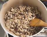 鶏ひき肉としめじのオイスターあんかけ作り方8写真