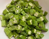 レンジですぐでき⭐︎オクラの胡麻和え作り方1写真