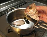 鯛のあら汁と炙り刺身作り方6写真