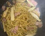 エリンギとベーコンの和風パスタ作り方3写真