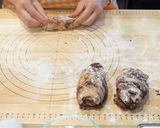 ＨBで生地作り♪チョコナッツフランスパン作り方15写真