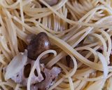 いろいろきのことれんこんのパスタ作り方9写真