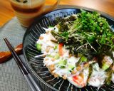 ＊長芋と胡瓜と納豆のゆかり海苔サラダ＊作り方3写真
