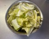 簡単白菜とツナの卵とじ作り方1写真