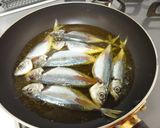 豆アジとししとうとしめじのアヒージョ作り方2写真