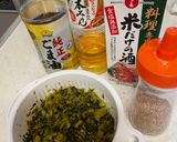 明太子と高菜の油いため☆作り方1写真