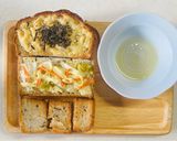 アーモンドフィッシュの黒ゴマ食パン🍞作り方8写真