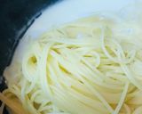 豆乳とチーズのクリームソースパスタ作り方2写真