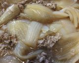 簡単 牛丼 大人数用作り方4写真