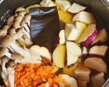 秋に♡さつまいも&きのこの炊き込みご飯♡作り方3写真
