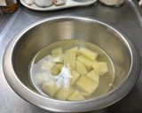 我が家のわかめとじゃがいもの味噌汁作り方1写真