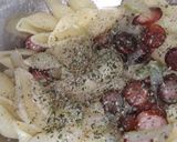 本場イタリア家庭料理カルボナーラ風パスタ作り方16写真