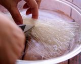 フライパンひとつで簡単！ひき肉チャプチェ作り方1写真