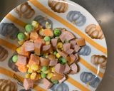 レンジさっぱりソースカツ味オムライス弁当作り方1写真