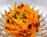 酢小豆入り　キャロットラペ パクチー作り方4写真