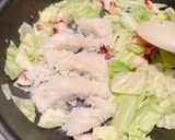 タコとキャベツのバター炒めご飯作り方4写真