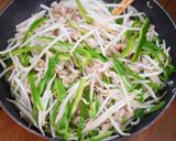 シャキシャキ大盛りもやしの青椒肉絲🤩🍚作り方4写真