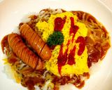 残りカレーで♪ふわとろオムチーズカレー作り方5写真
