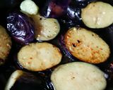 茄子と生椎茸の柚子味噌和え作り方3写真