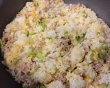 豚ひき肉入りの卵チャーハン作り方2写真