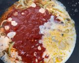 トマトクリームスープスパスタ作り方5写真