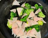 冷凍ブロッコリーとハムのカレー炒め作り方3写真