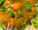 あまったカレーの鶏肉キーマ風カレーライス作り方3写真