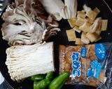 なめこ入りキノコ炒め作り方1写真