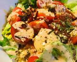 プチトマトの胡麻ドレ胡麻かけサラダ作り方1写真