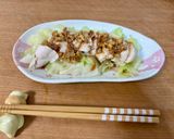 ゆでキャベツとナッツのよだれ鶏作り方6写真