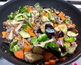 ご飯がすすむ♪なすとひき肉の味噌炒め丼作り方3写真