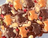 市販のお菓子で簡単マーブル割れチョコ作り方6写真