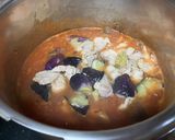 鶏肉と茄子のトマトソース煮込み作り方3写真