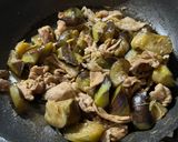 なすと豚肉の甘辛オイスター炒め作り方3写真