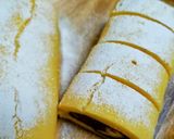 ★低糖質‼おからで作る粒あんロールケーキ作り方8写真