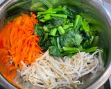 電子レンジだけで✴︎3色ナムル作り方3写真