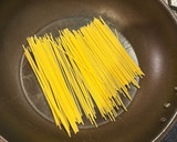 「カニカマと桜エビの白だし和風パスタ」作り方3写真