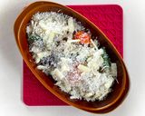 そば粉と冷凍和風野菜ミックスで〜グラタン作り方9写真