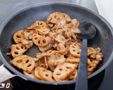 【豚バラれんこんの甘辛味噌炒め】ご飯が進む♪♪作り方8写真