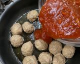 ミートボールのトマト煮込み🍅作り方6写真