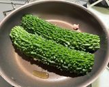ゴーヤの肉詰めボート作り方5写真