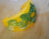 作り置き、かぼちゃとレンコンの胡麻味噌和え。作り方2写真