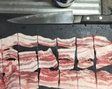 豚バラ肉のネギ・キャベツ炒め作り方3写真