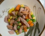全てレンジさっぱりオイすき焼き味炒飯弁当作り方4写真
