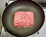 ボリューム満点簡単節約ひき肉ステーキ弁当作り方3写真