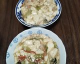 エビと豆腐とチンゲンサイの中華あんかけ作り方6写真